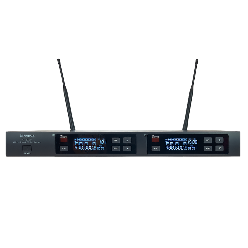 AT-HH4CH | 4 Channel Wireless Microphone System with 4 Handhelds