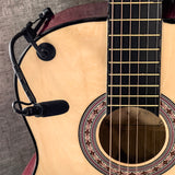Instrument Microphone Gooseneck Mount clip Shure Audio Technica Sennheiser Guitar Recording