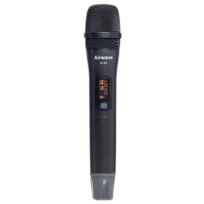 Airwave Technologies U-41 Handheld Wireless Microphone Shure Audio Technica Sennheiser Church Worship School Theater Vocal