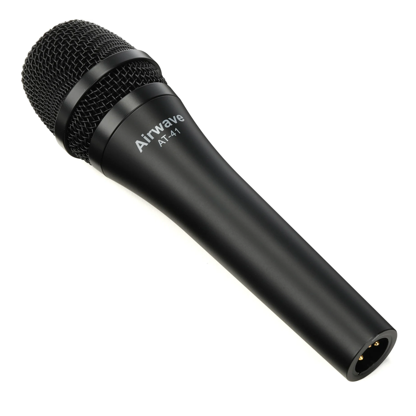 AT-41 Cardioid Dynamic Vocal Handheld Microphone - Airwave Technologies