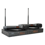 AT-4210 | 2 Channel Wireless Handheld Microphone System