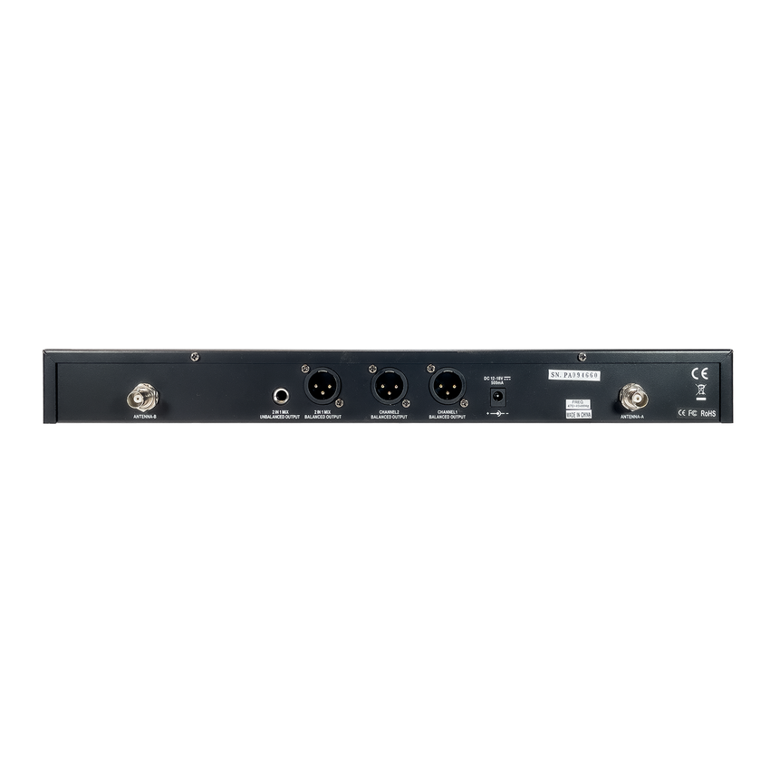 AT-5210 | 2 Channel Wireless Handheld Microphone System