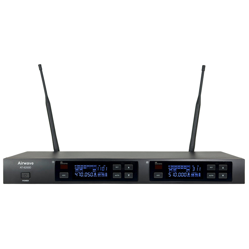 AT-6220D | 2 Channel Digital Wireless with 2 Lavaliers and 2 Bodypacks