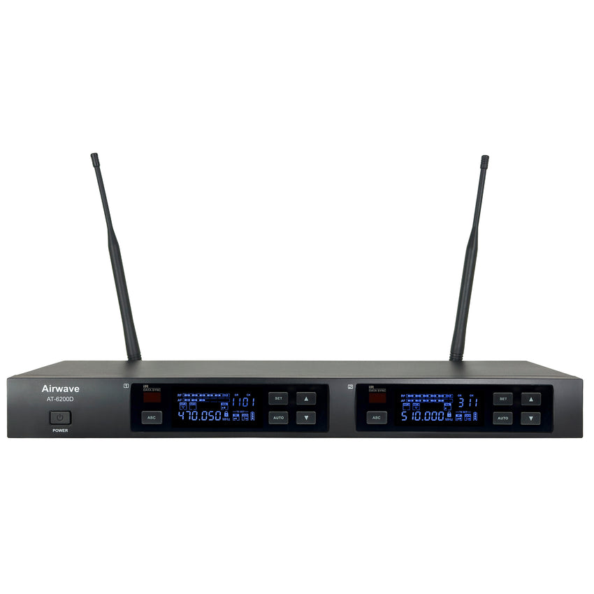 AT-6210D | 2 Channel Digital Wireless Handheld Microphone System