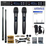 AT-6210D | 2 Channel Digital Wireless Handheld Microphone System