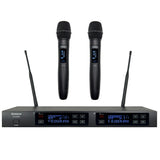 AT-6210D | 2 Channel Digital Wireless Handheld Microphone System