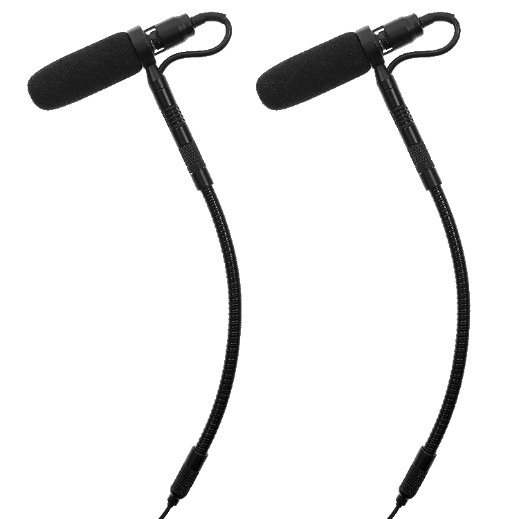 Instrument Microphone Gooseneck Mount clip Shure Audio Technica Sennheiser Piano Recording