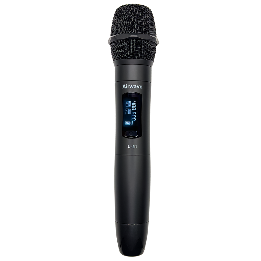 AT-5200RP | 2 Channel Wireless Microphone System with 2 Handheld Microphones, 2 Lavaliers, 2 Single Ear Wireless Headsets with Body Packs