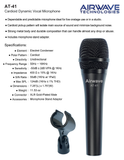 AT-41 Cardioid Dynamic Vocal Microphone