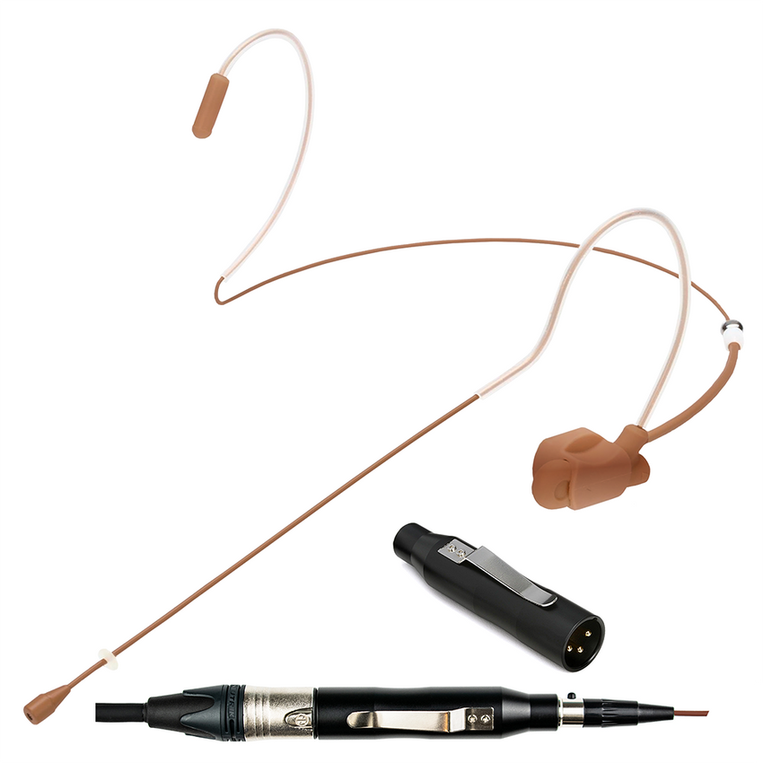 HSD-TITANIUM SLIM CLIP SYSTEM  | Premium Dual Ear Headset Microphone
