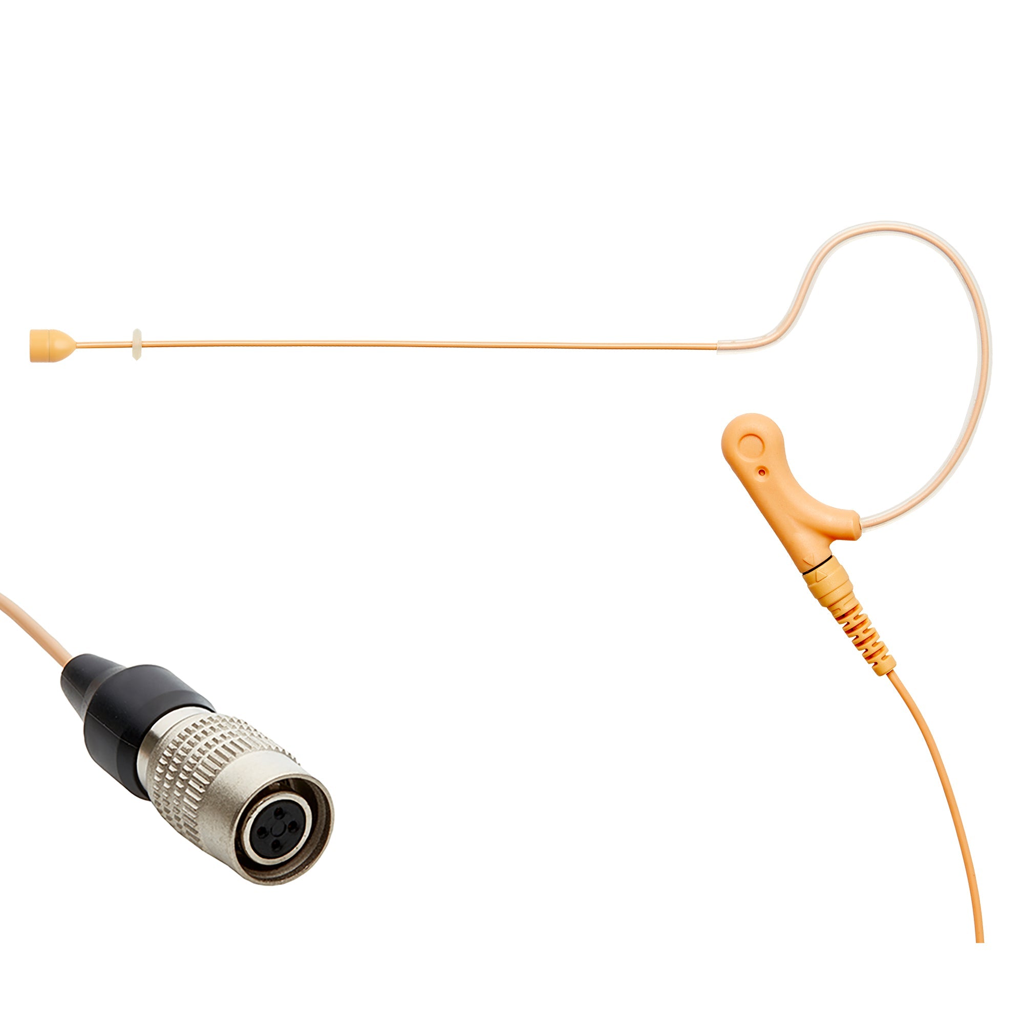 Wireless headset microphone compatible with wireless