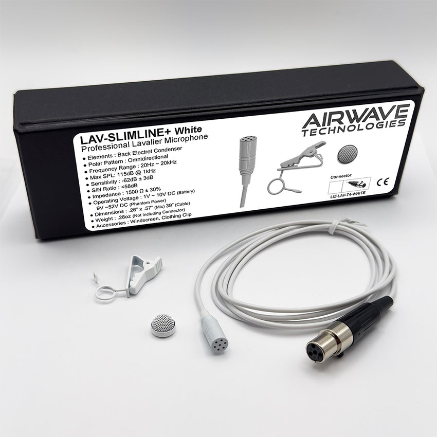 LAV-Slimline+W | Miniature Lavalier Microphone
