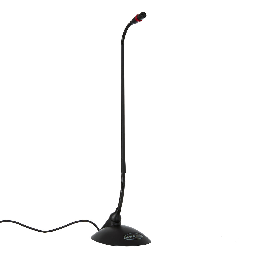 Cardioid Gooseneck Podium Microphone with Weighted Base – Airwave