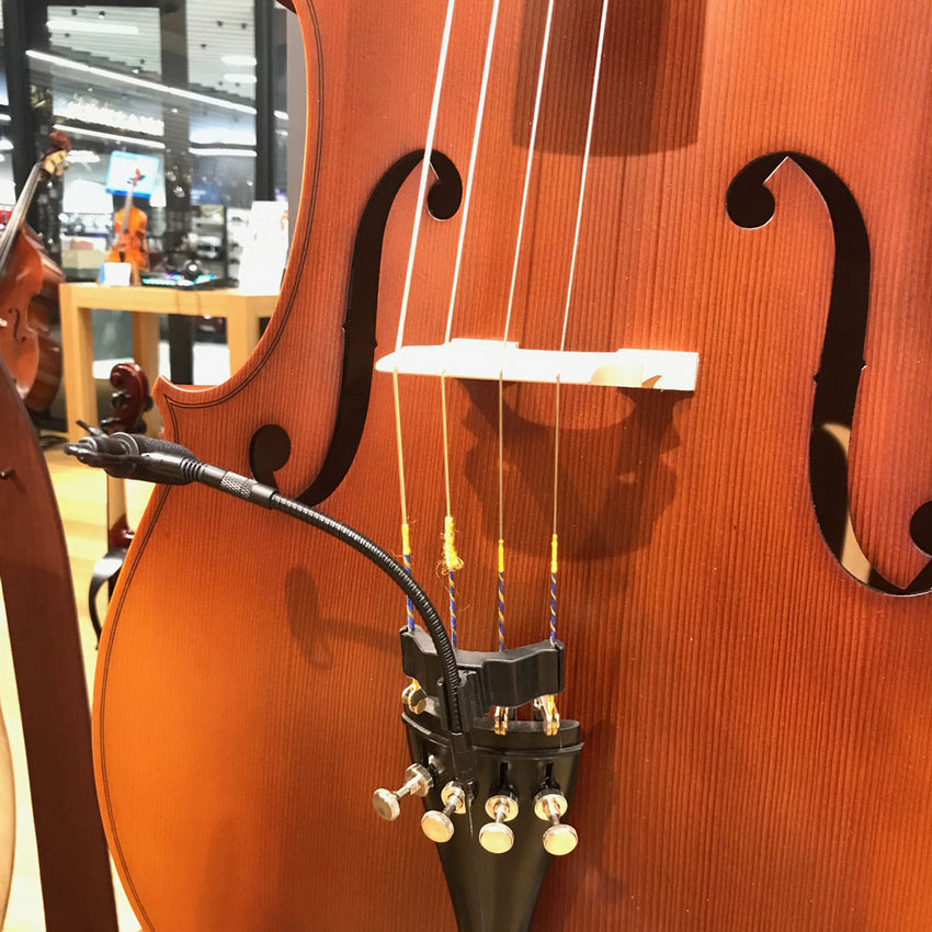 Instrument Microphone Gooseneck Mount clip Shure Audio Technica Sennheiser Cello Recording
