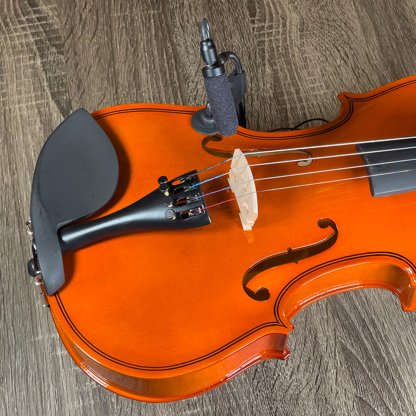 Instrument Microphone Gooseneck Mount clip Shure Audio Technica Sennheiser Recording Violin