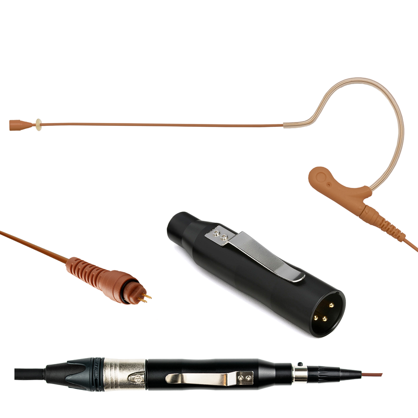 Airwave Technologies Single Ear Headset Headworn Microphone Shure Audio Technica Sennheiser Church Worship School Theater Vocal Recording Presentation Concert