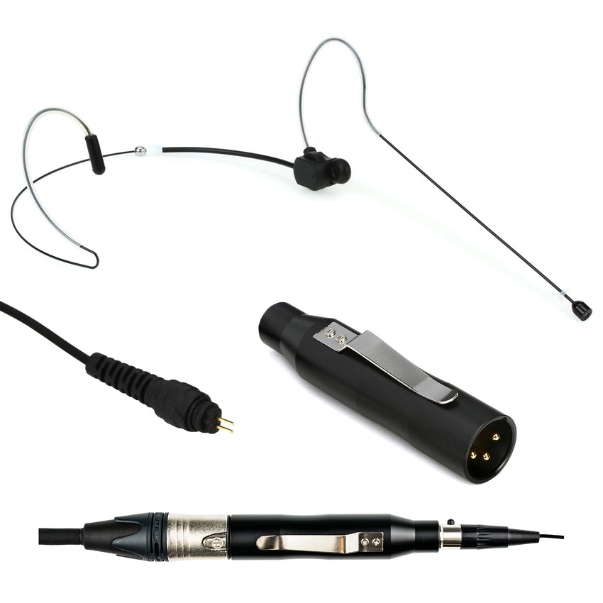 Airwave Technologies Dual Ear Headset Microphone Shure Audio Technica Sennheiser Church Worship School Theater Vocal Recording Presentation Concert