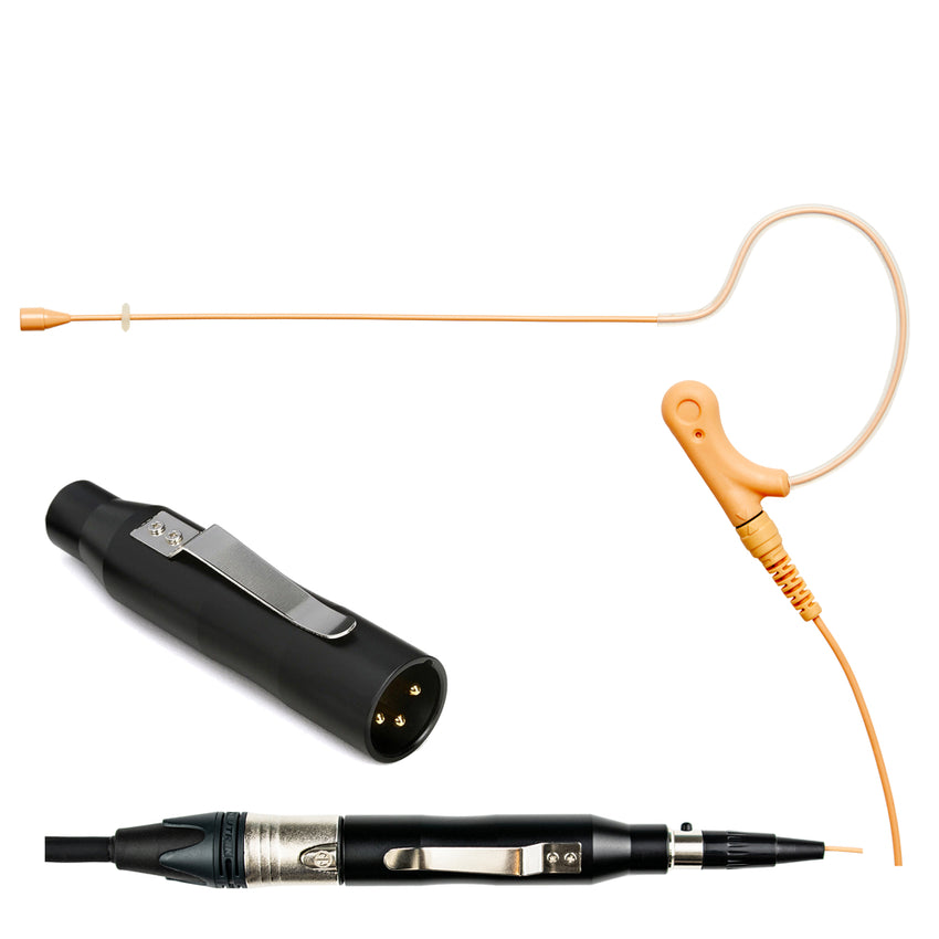 Airwave Technologies Single Ear Headset Headworn Microphone Shure Audio Technica Sennheiser Church Worship School Theater Vocal Recording Presentation Concert