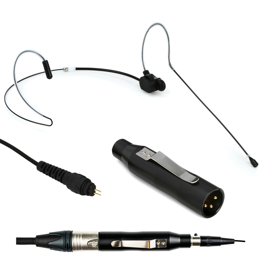 Airwave Technologies Dual Ear Headset Microphone Shure Audio Technica Sennheiser Church Worship School Theater Vocal Recording Presentation Concert